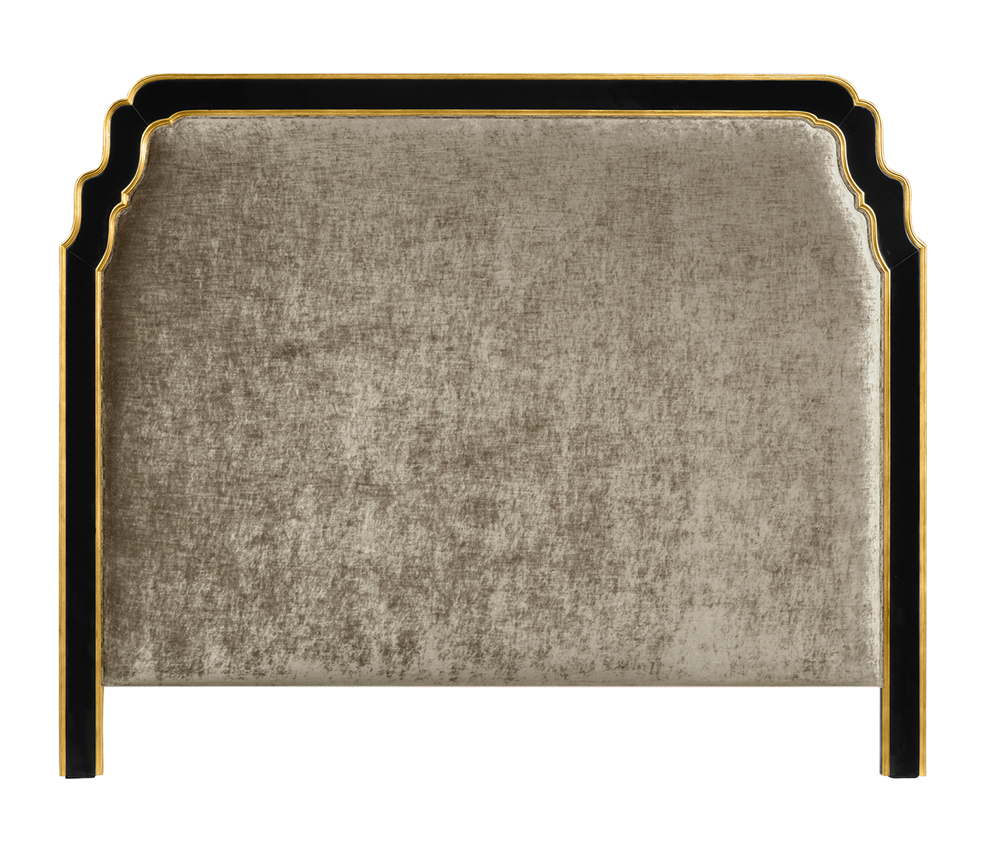 Black & Gilded Cali King Headboard