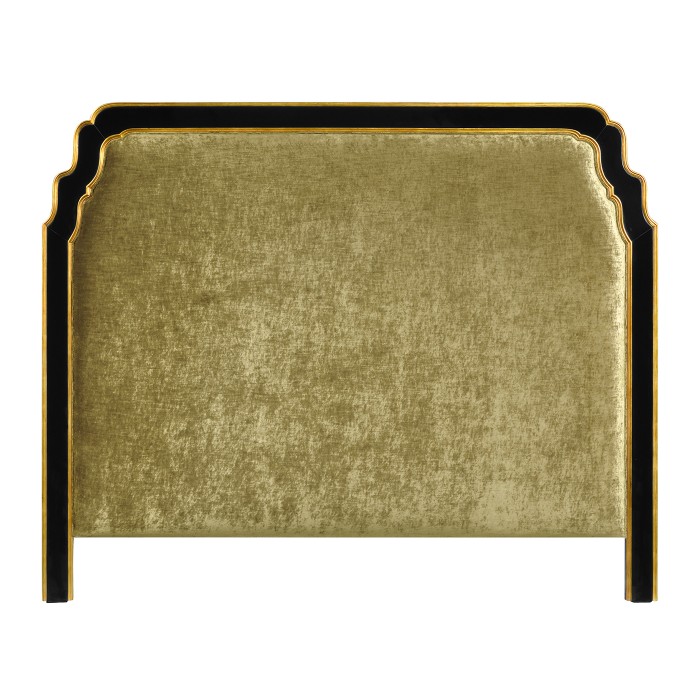Black & Gilded UK King Headboard