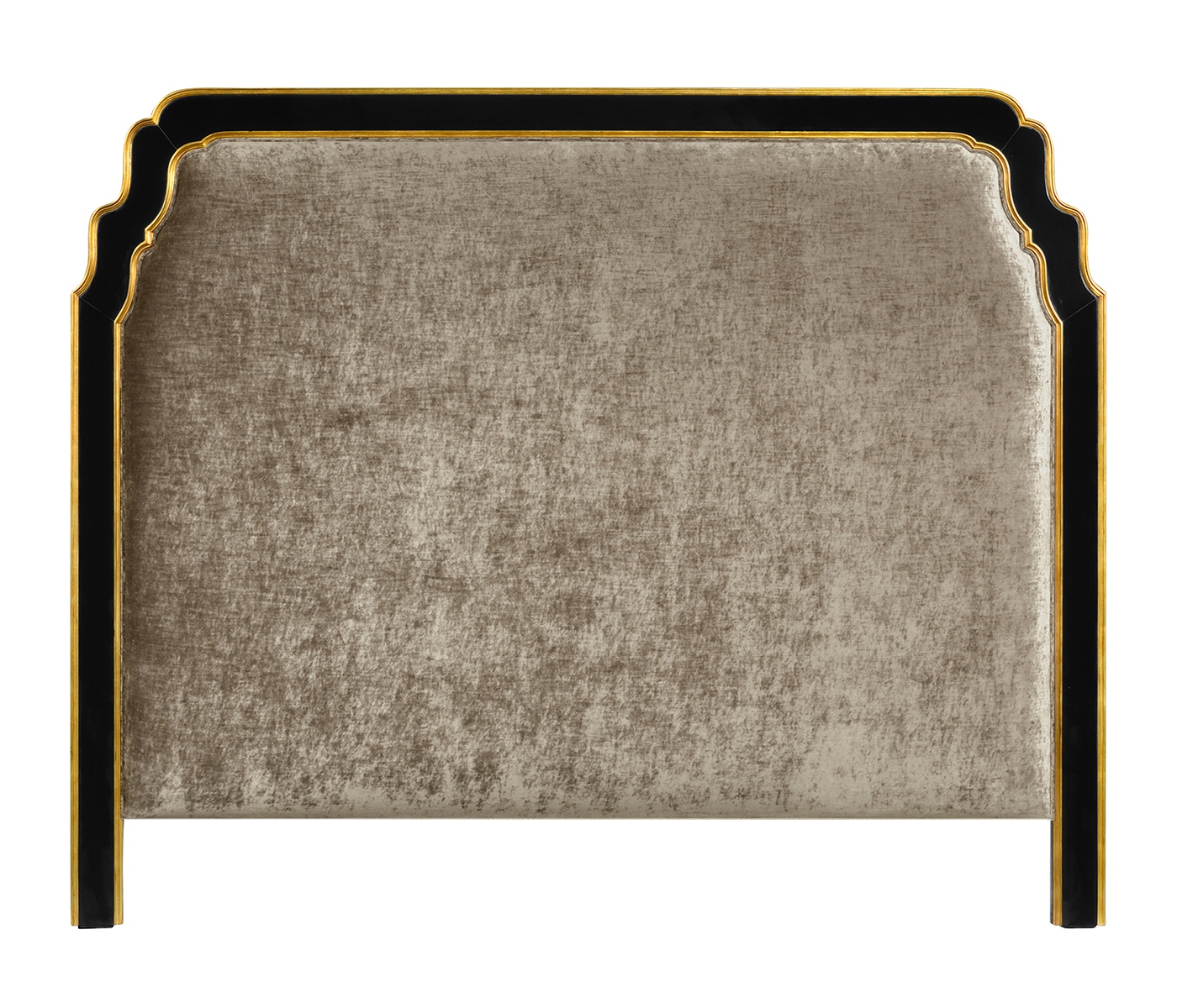 Black & Gilded UK King Headboard