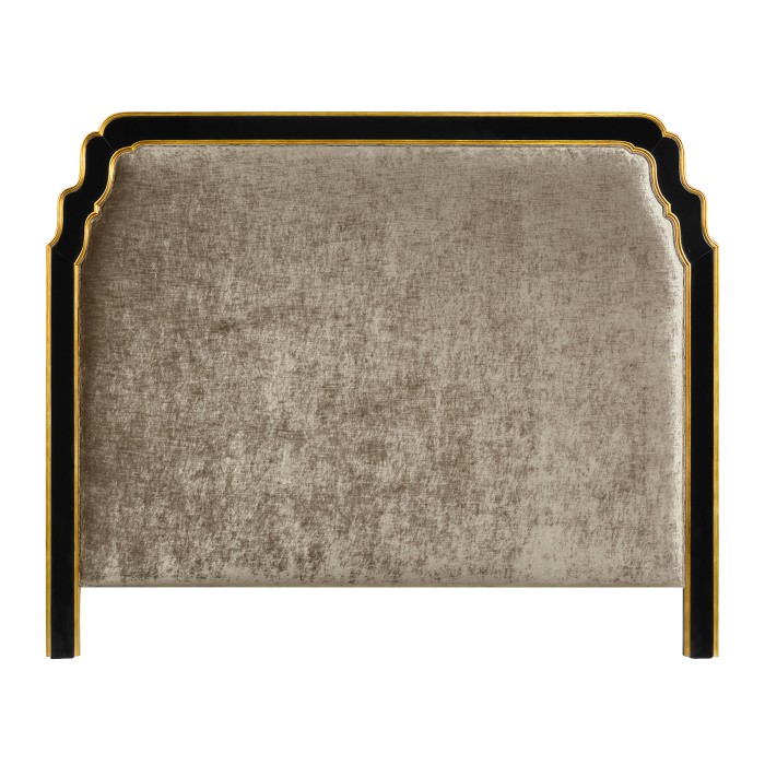Black & Gilded UK King Headboard
