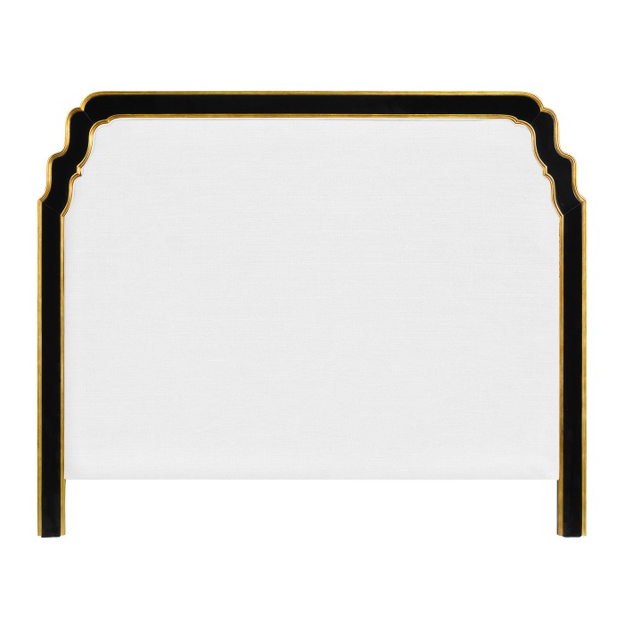 Black & Gilded UK King Headboard
