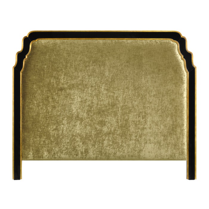 Black & Gilded UK Queen Headboard