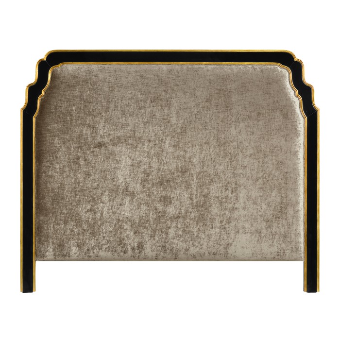 Black & Gilded UK Queen Headboard