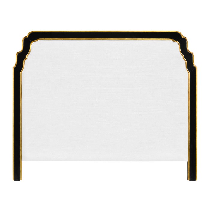 Black & Gilded UK Queen Headboard