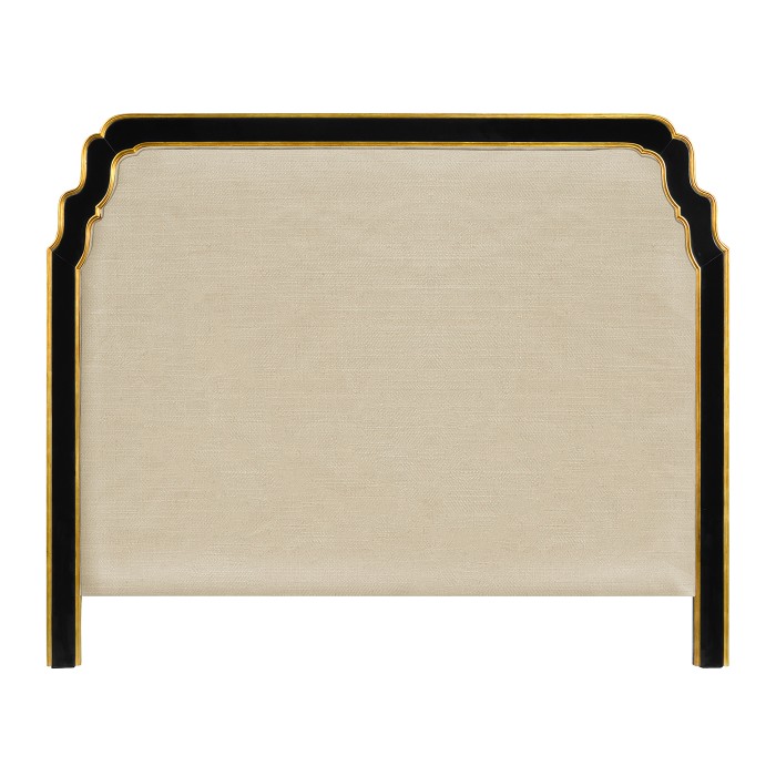 Black & Gilded US King Headboard