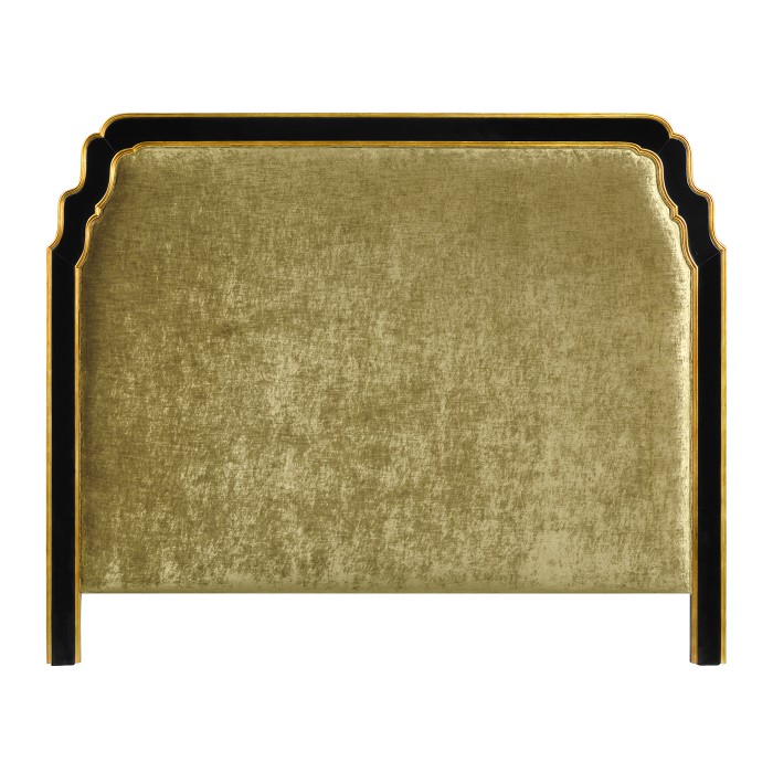Black & Gilded US King Headboard