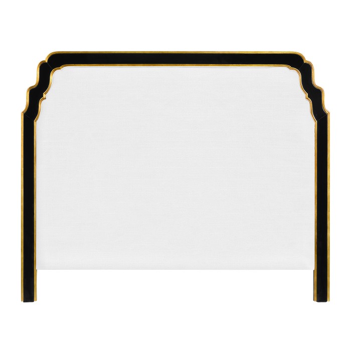 Black & Gilded US King Headboard