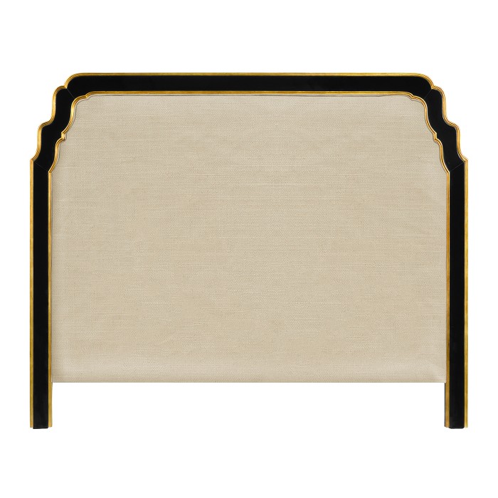 Black & Gilded US Queen Headboard
