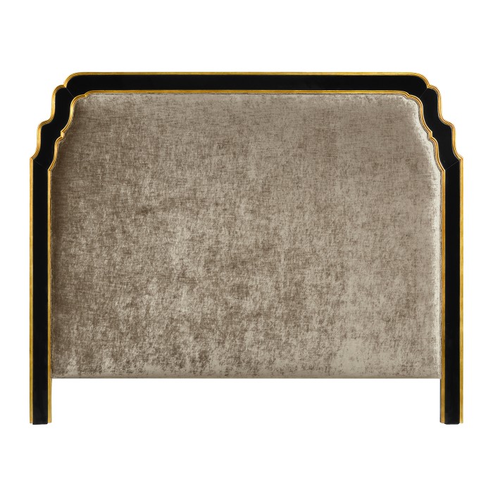 Black & Gilded US Queen Headboard