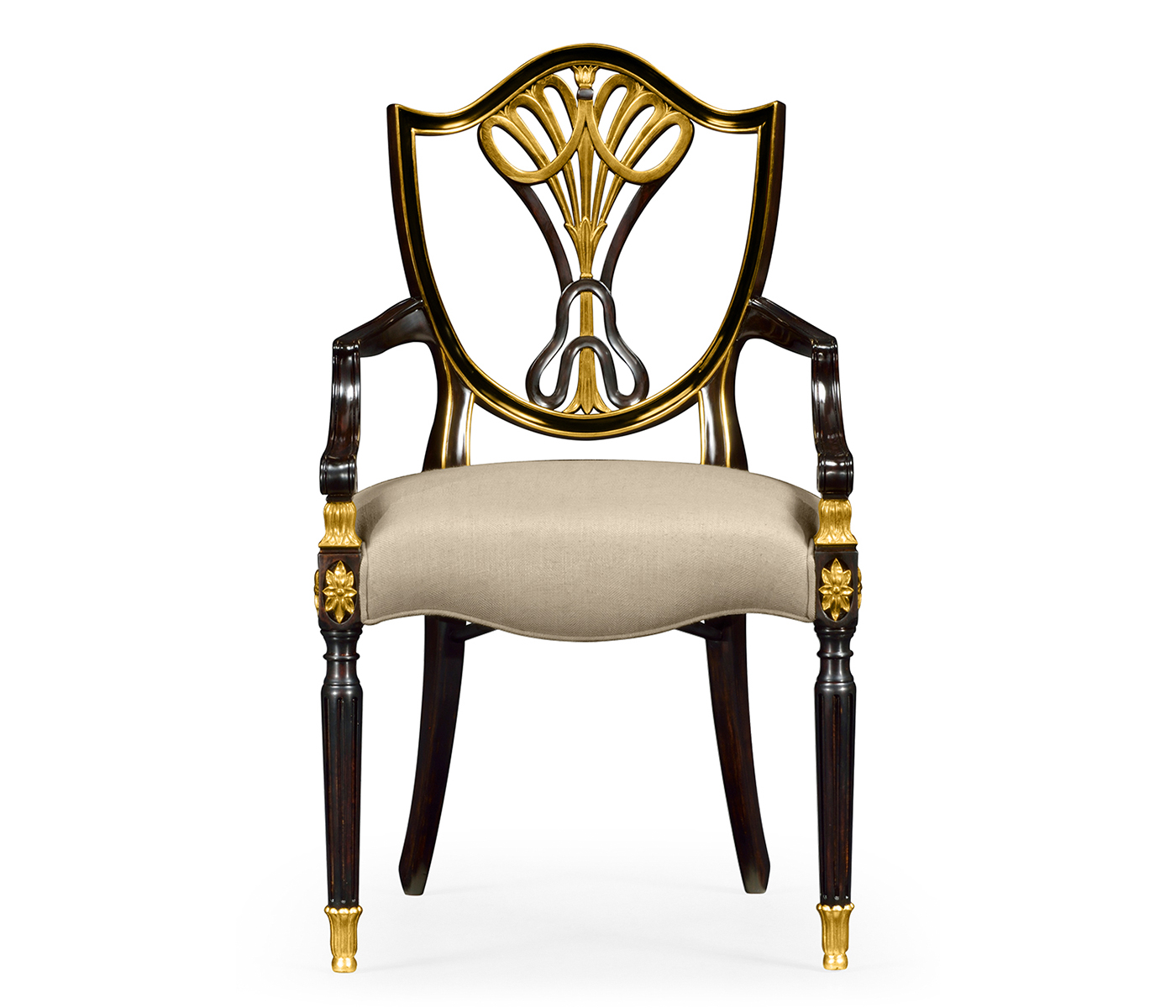 Kensington Shield Back Arm Chair