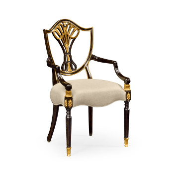 Kensington Shield Back Arm Chair