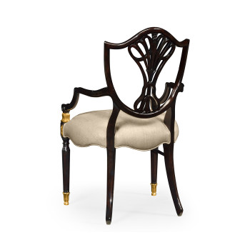 Kensington Shield Back Arm Chair