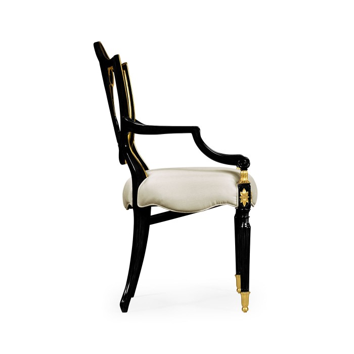 Kensington Shield Back Arm Chair