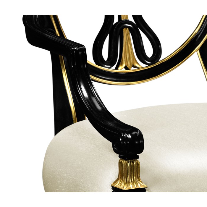 Kensington Shield Back Arm Chair