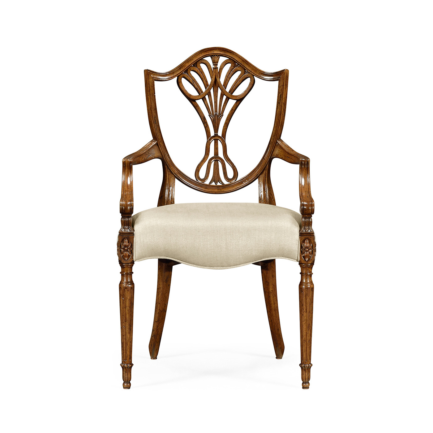 Brompton Shield Back Arm Chair