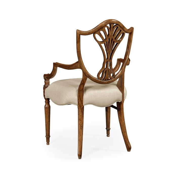 Brompton Shield Back Arm Chair
