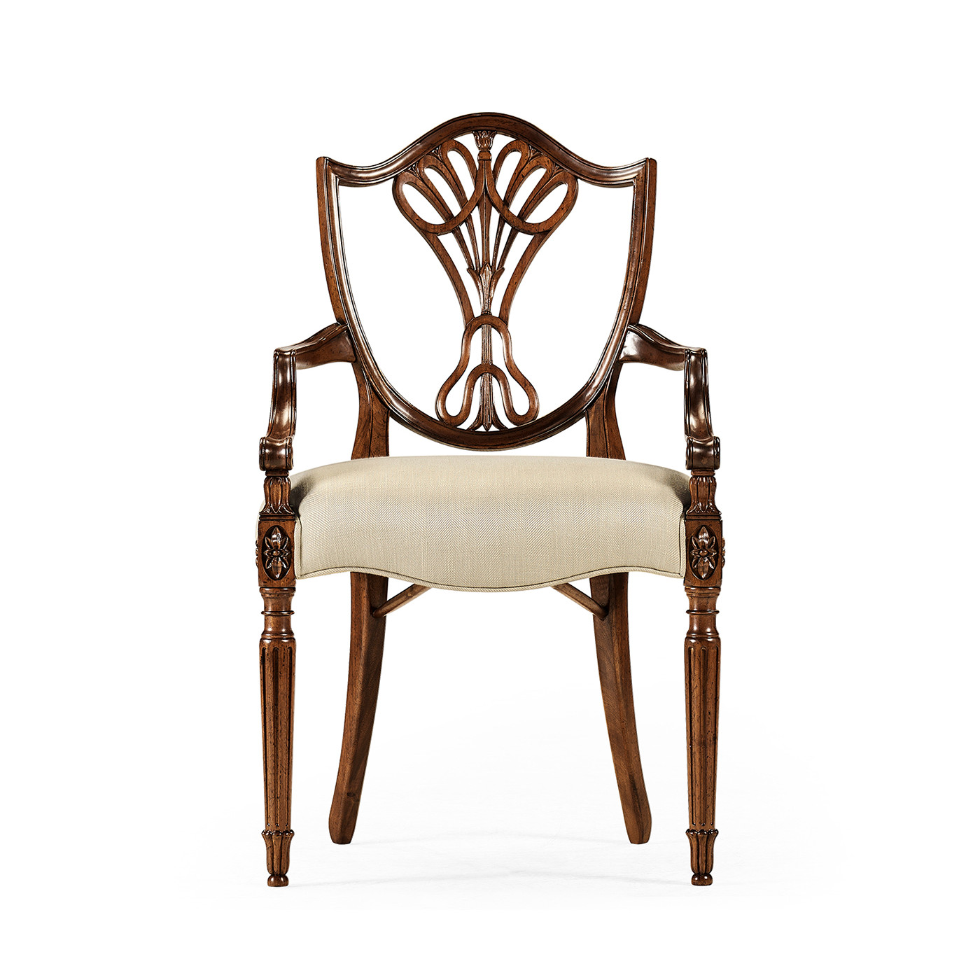 Buckingham Shield Back Arm Chair