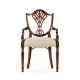 Buckingham Shield Back Arm Chair