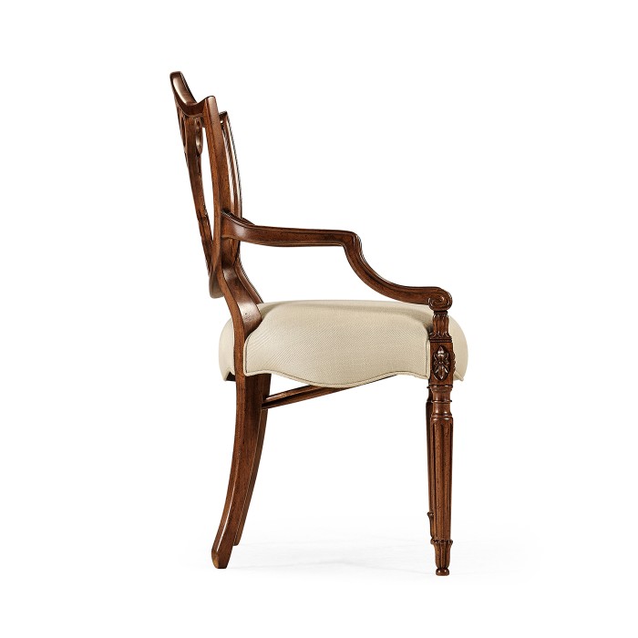 Buckingham Shield Back Arm Chair