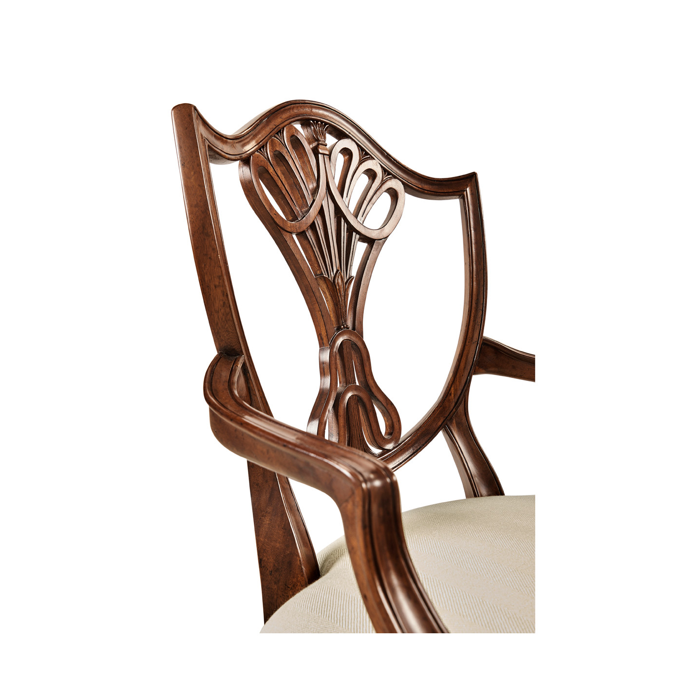 Buckingham Shield Back Arm Chair