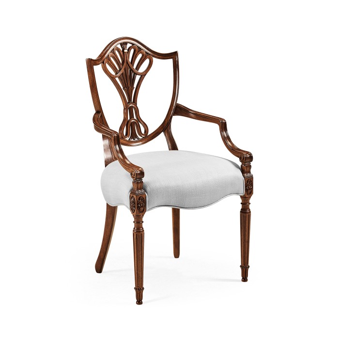 Buckingham Shield Back Arm Chair