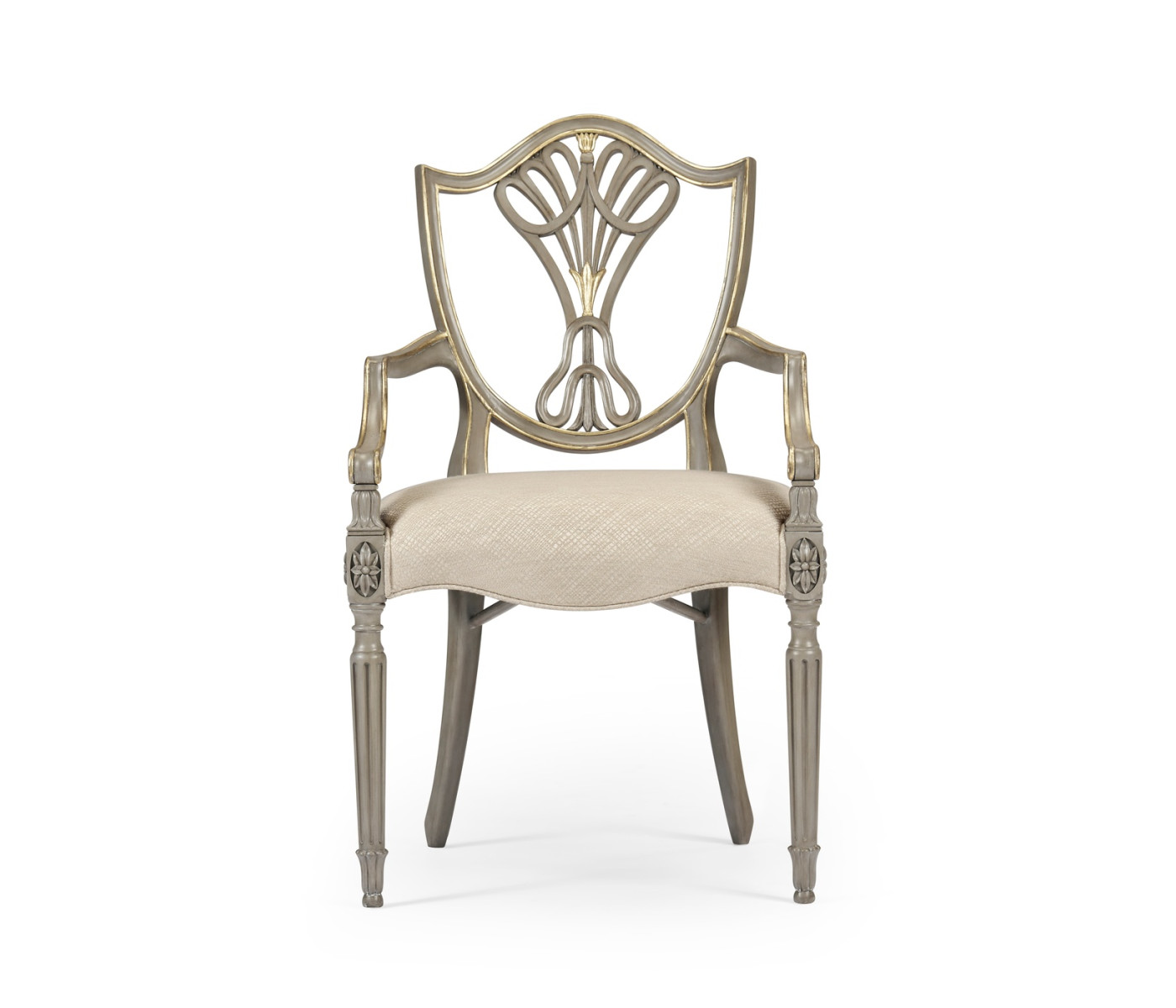 Buckingham Shield Back Arm Chair