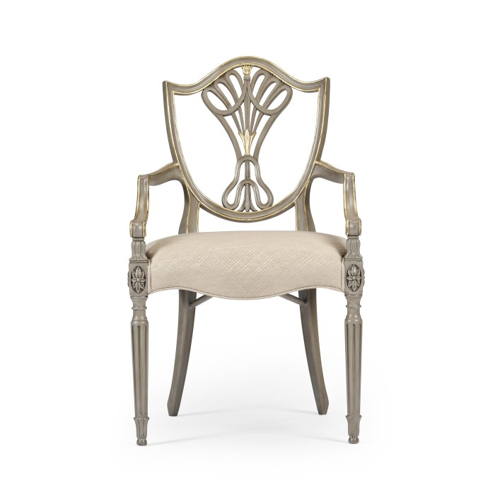 Buckingham Shield Back Arm Chair