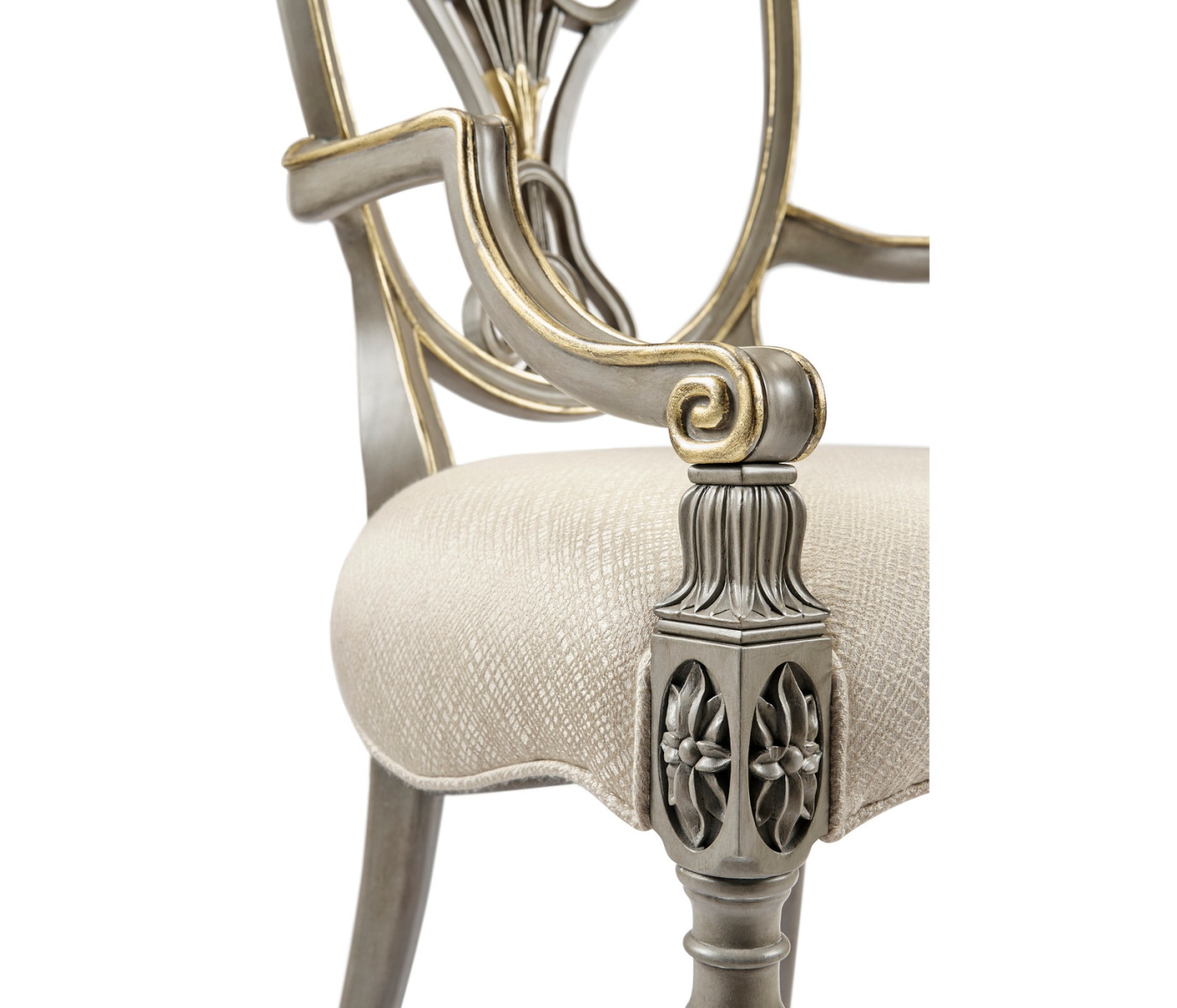 Buckingham Shield Back Arm Chair