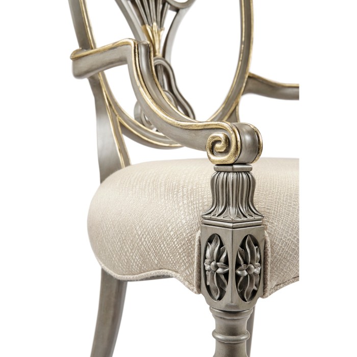 Buckingham Shield Back Arm Chair