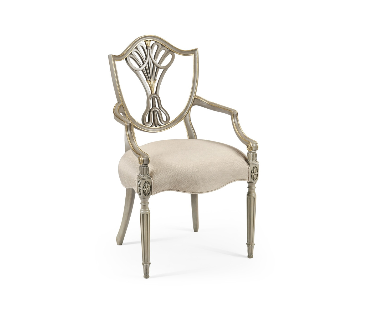 Buckingham Shield Back Arm Chair