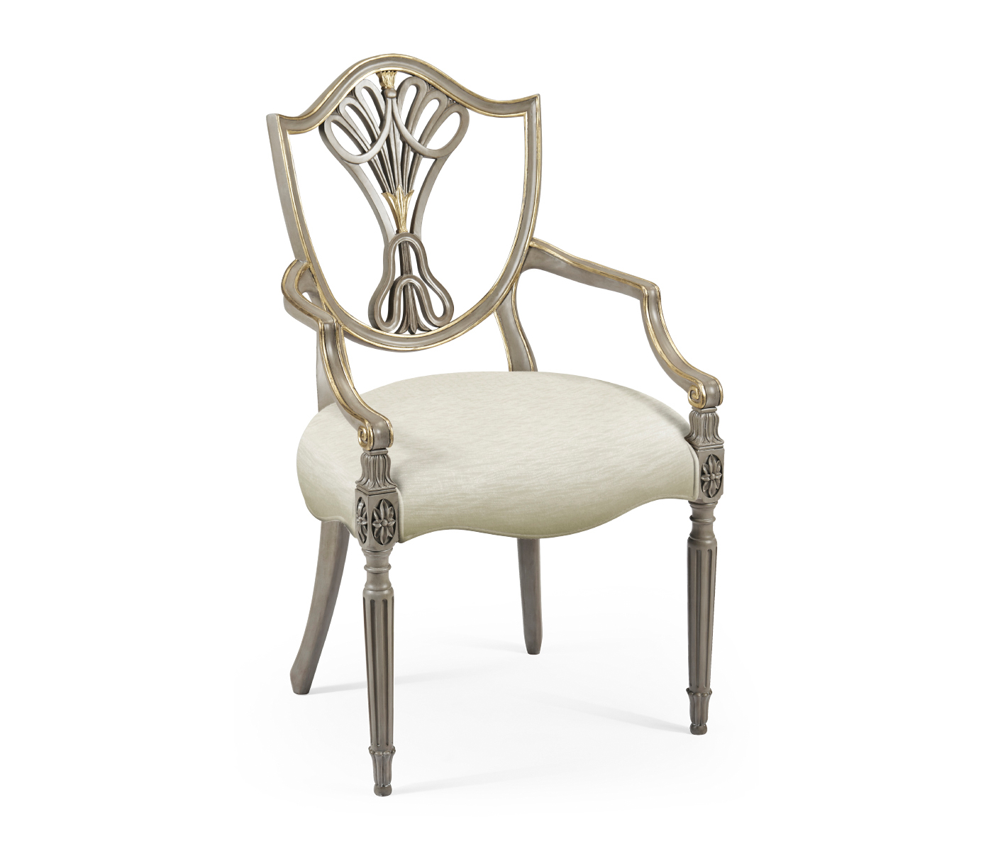 Buckingham Shield Back Arm Chair