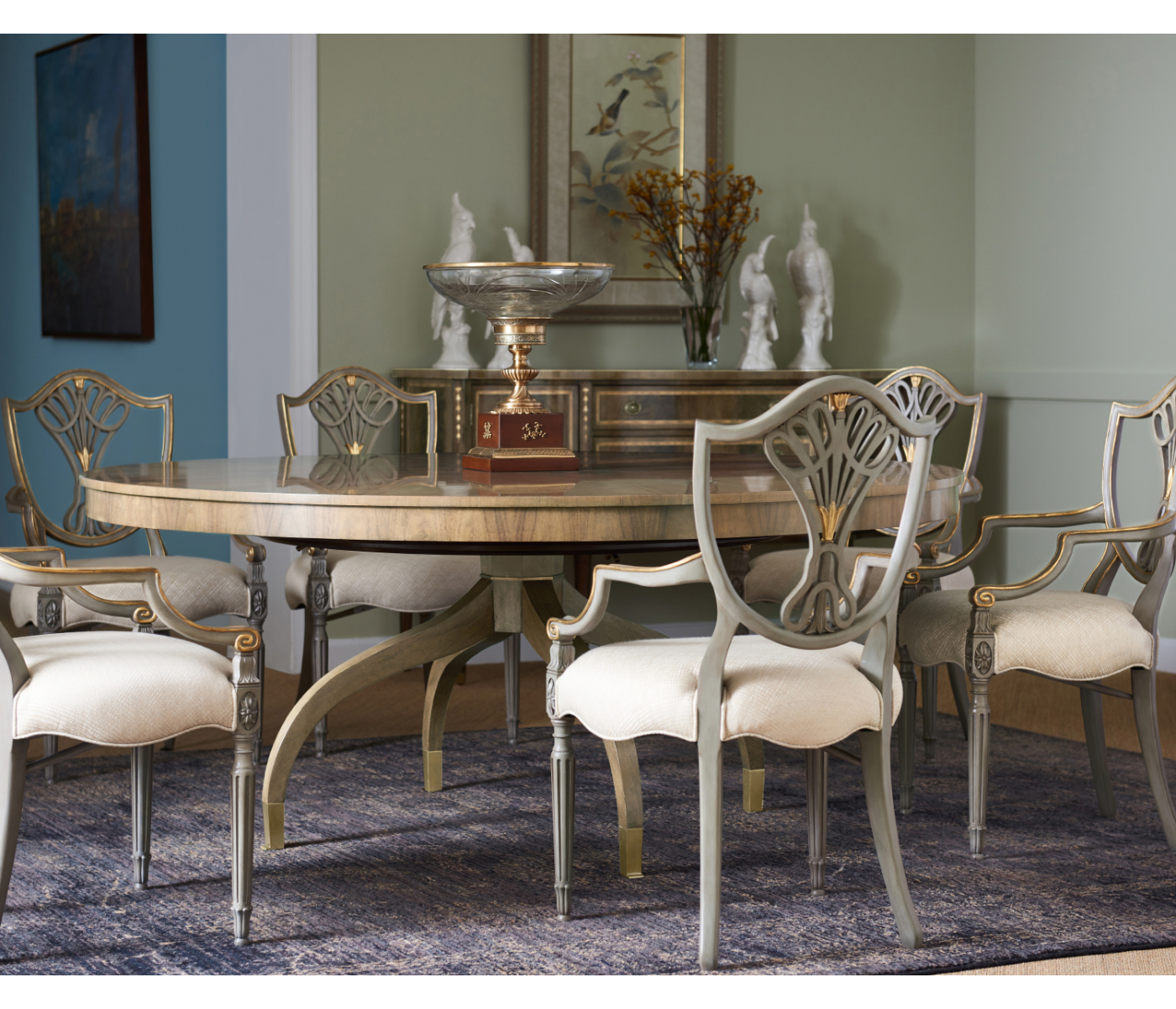 Buckingham Shield Back Arm Chair