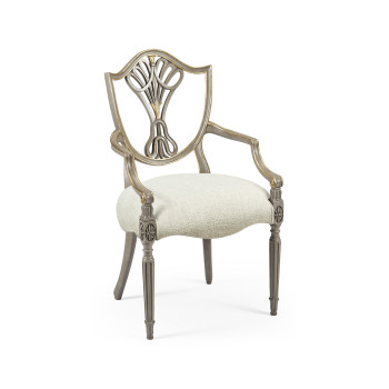 Buckingham Shield Back Arm Chair
