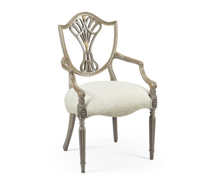 Buckingham Shield Back Arm Chair