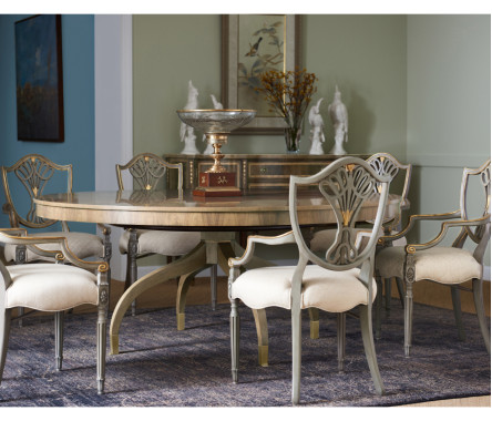 Buckingham Shield Back Arm Chair