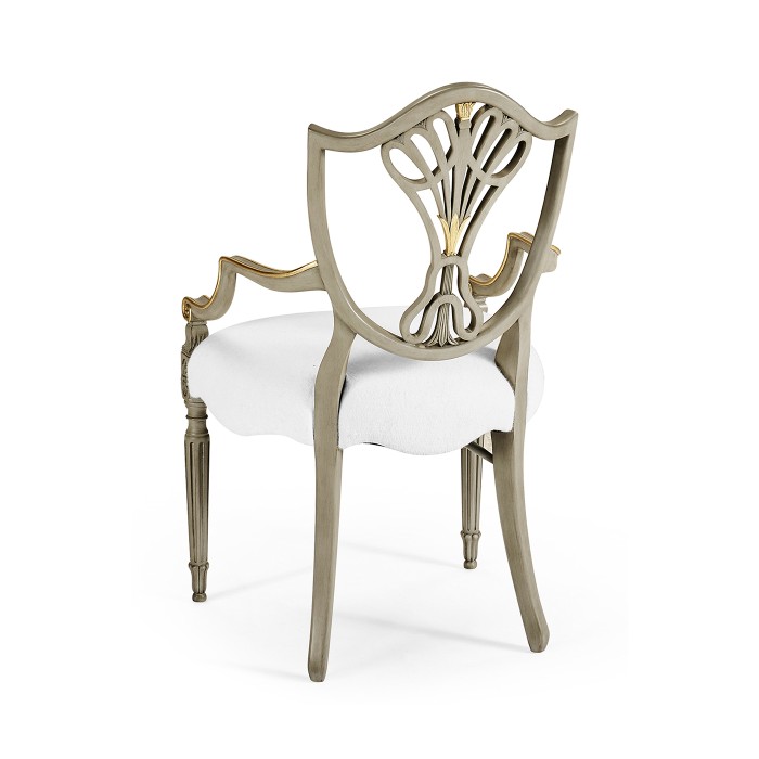 Buckingham Shield Back Arm Chair