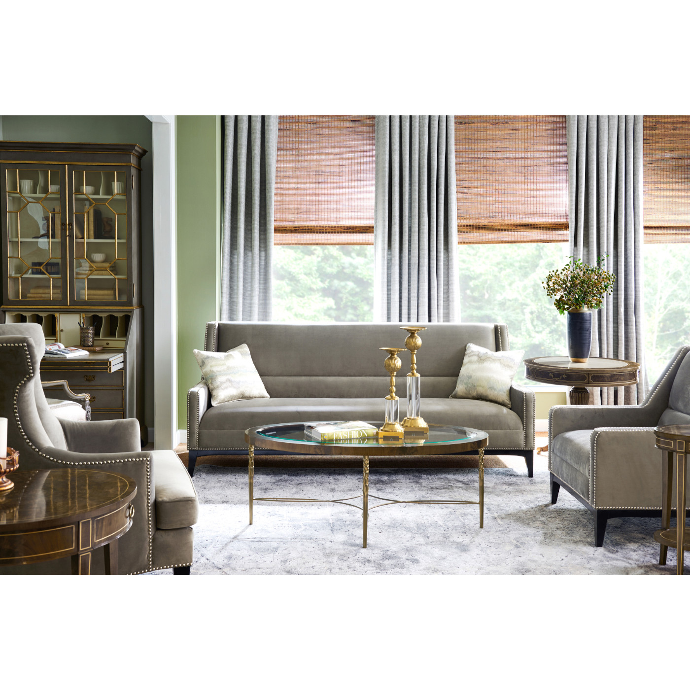 Buckingham Shield Back Arm Chair