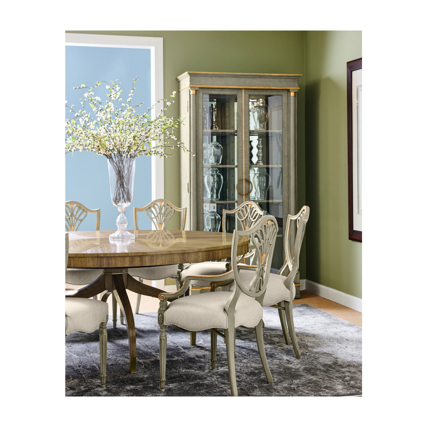 Brompton Shield Back Side Chair