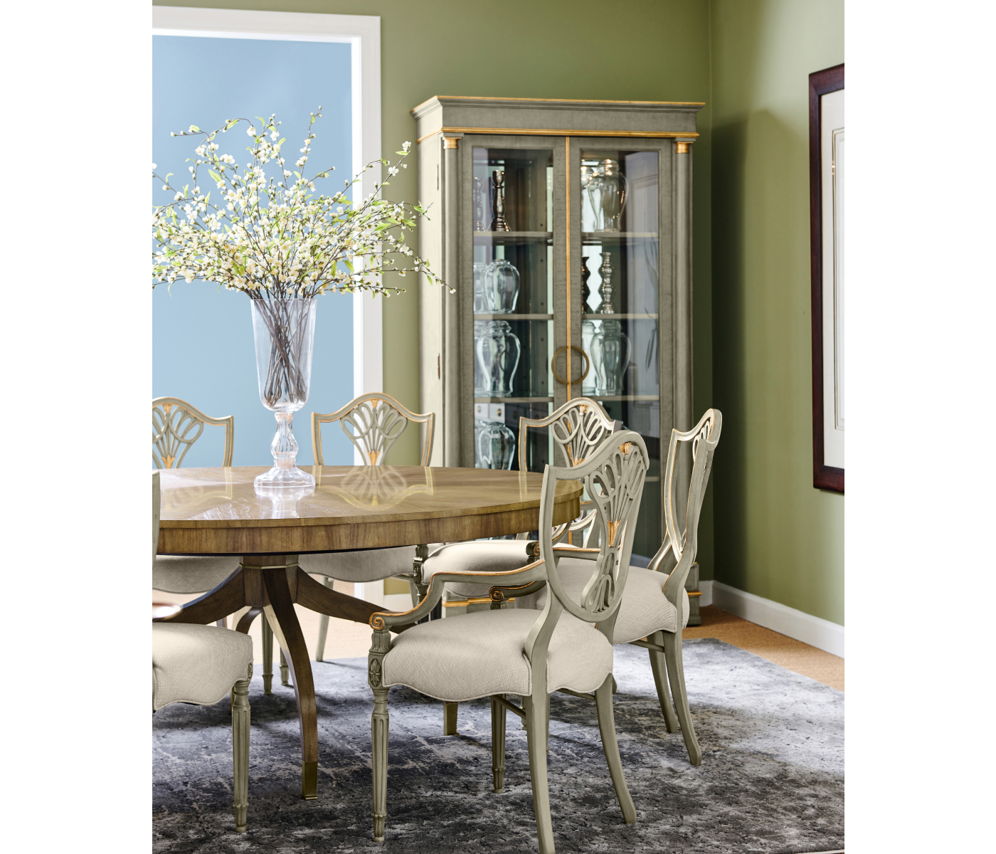 Buckingham Shield Back Side Chair