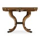 Square Brown Mahogany Extending Dining Table 42