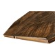 Square Brown Mahogany Extending Dining Table 42
