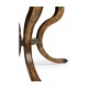 Square Brown Mahogany Extending Dining Table 42