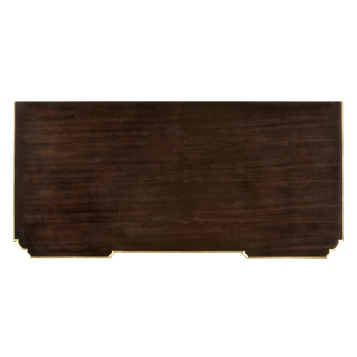 Chest of Drawers with Eggshell Inlay & Brass Details