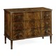 Brown Mahogany Chest of Three Drawers