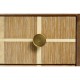 Pale Tartan Two-Drawer Nightstand