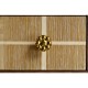 Pale Tartan Two-Drawer Nightstand
