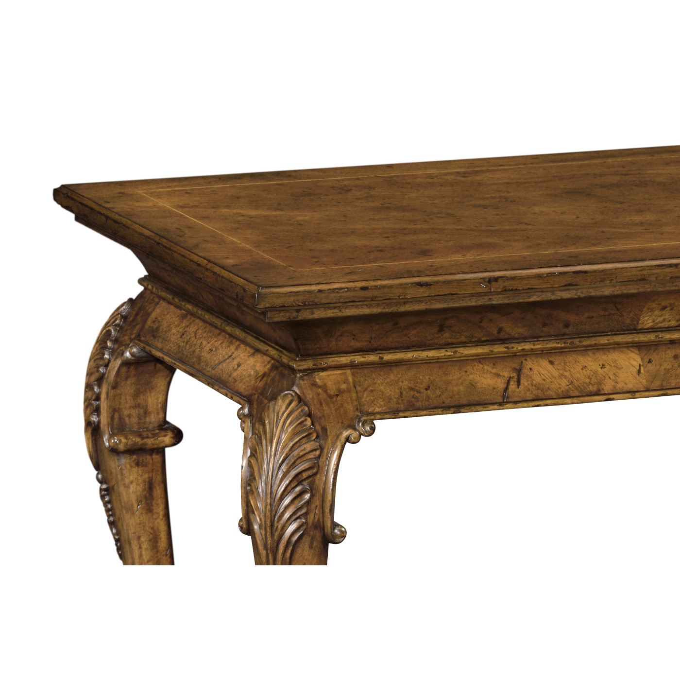 Small Brown Mahogany End Table