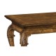 Small Brown Mahogany End Table