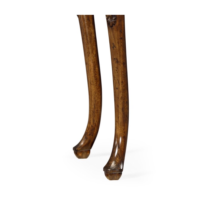 Small Brown Mahogany End Table