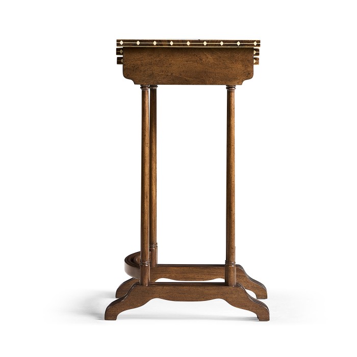 3 Nesting Tables with Faux Bone Inlay
